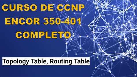 18 Curso De CCNP ENCOR 350 401 EIGRP Topology Table Routing Table