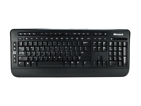 Open Box Microsoft 1343 Black Wired Digital Media Keyboard 3000