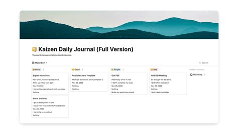 Best Notion Daily Journal Templates Wellness Diary And More