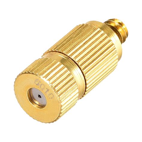 Uxcell Brass Misting Nozzle 3 16 Threaded 0 6mm Orifice Dia Fogging