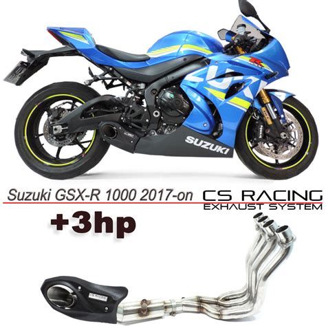 2017-23 Suzuki GSX-R 1000 CS Racing Full Exhaust | Muffler + Headers