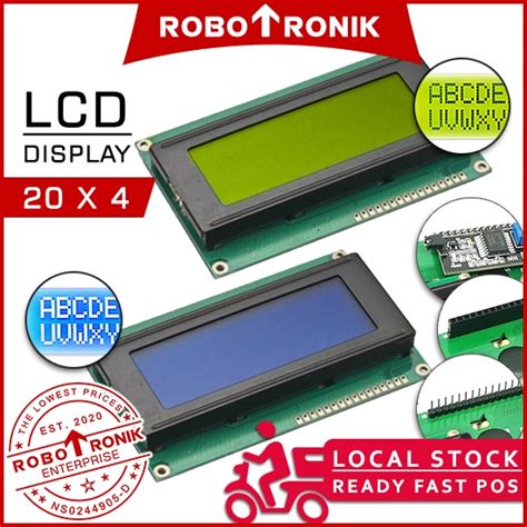 Arduino Raspberry Lcd X W Backlight Serial Parallel Interface