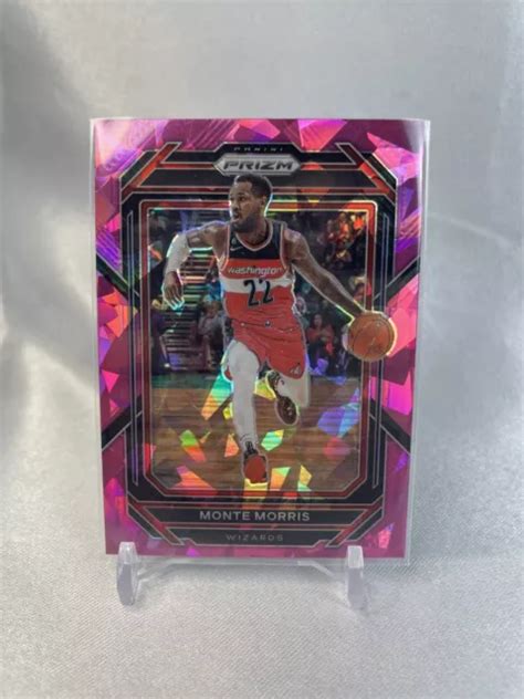 2022 23 PANINI PRIZM glace craquée rose Monte Morris 171 sorciers