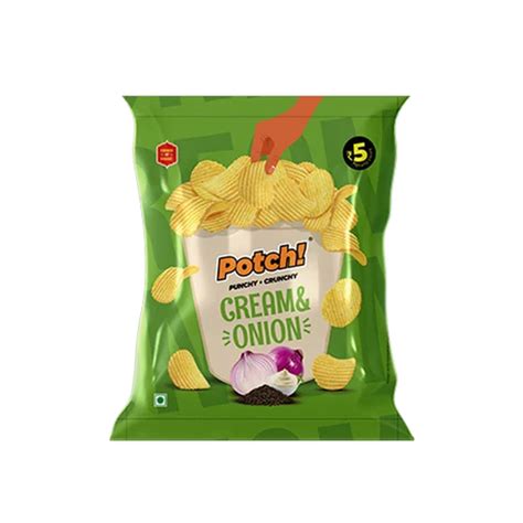 Potch Cream Onion Potato Chips At Rs Piece Potato Chips In