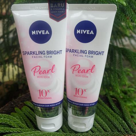 Jual NIVEA Sparkling White Whitening Facial Foam 100 Ml Shopee Indonesia