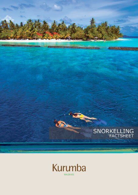 SNORKELING FACT SHEET - Kurumba Maldives