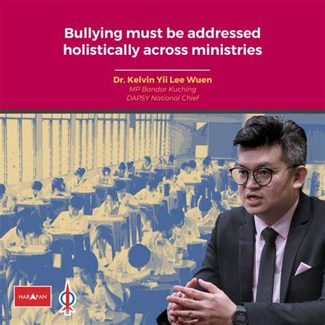 Respective Ministries Must Come Up With Strong Measures To Tackle Bullying Cases