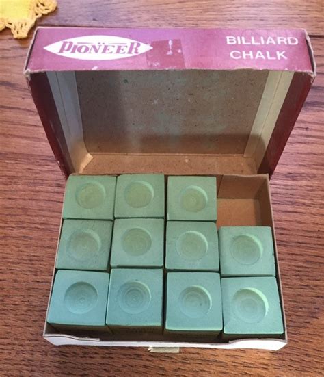 Vintage Billiard Chalk Etsy