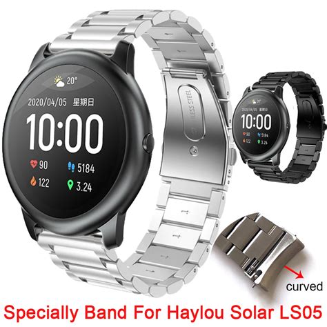 Stainless Steel Wrist Strap For Haylou Solar LS05 Smart Watch Band