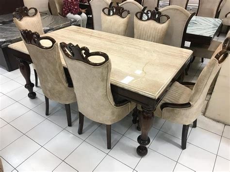 Marble Top Teak Wood Dining Table Seater At Rs Set In New Delhi