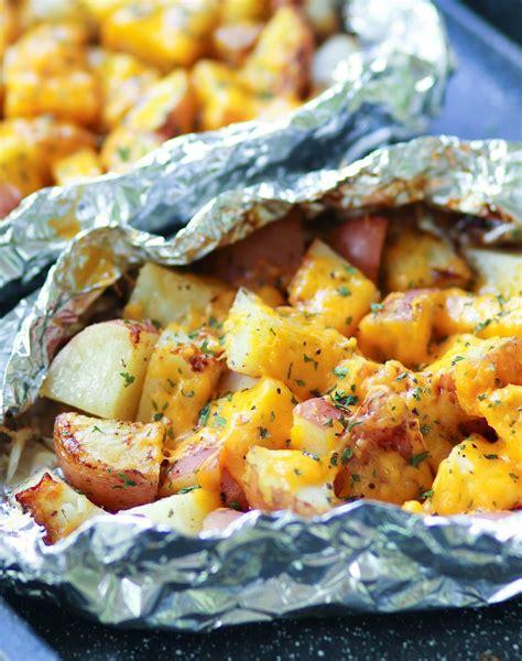 Cheesy Ranch Potato Foil Packs