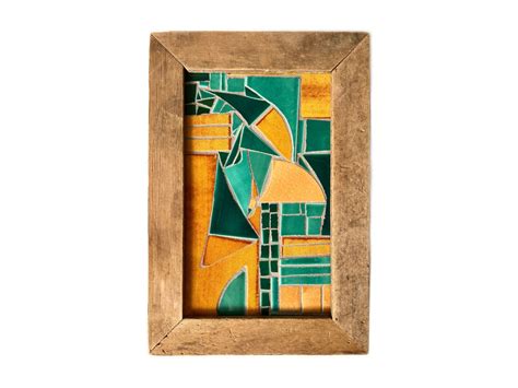 Ochre & Pine Wall Art – Mercury Mosaics