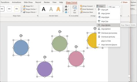 Select Align And Group Objects In Powerpoint 7 Easy Ways