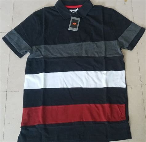 Hosiery Striped Mens Collar Neck T Shirt At Rs Piece In Tiruppur