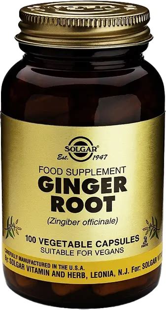 Solgar Ginger Root Inkivääri Ravintolisä 100 Kaps Sokos Verkkokauppa