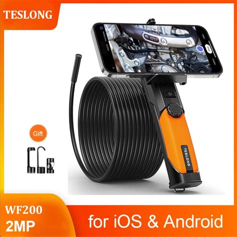 Teslong C Mera Endosc Pio Sem Fio Borosc Pio HD Para IPhone E Android C