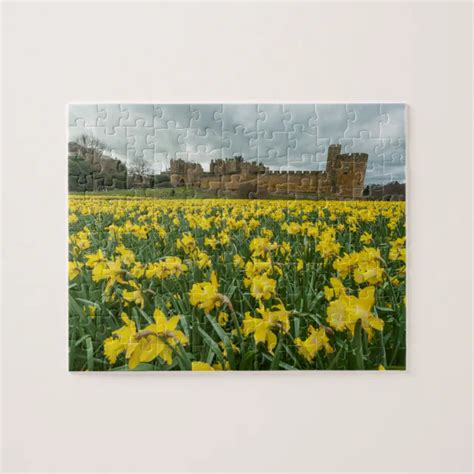 Alnwick Castle Northumberland UK Jigsaw Puzzle Zazzle