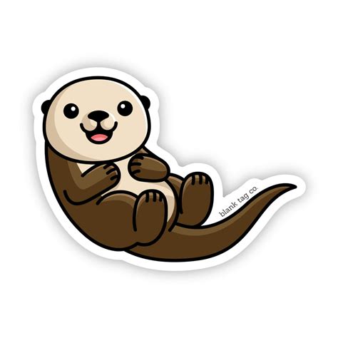 The Sea Otter Sticker