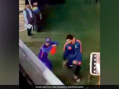 Virat Kohli Ishan Kishan Enthral Eden Gardens Crowd With Their Dance