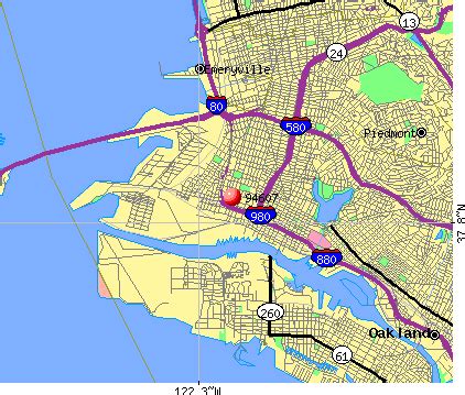 Oakland Ca Zip Codes Map - Maping Resources