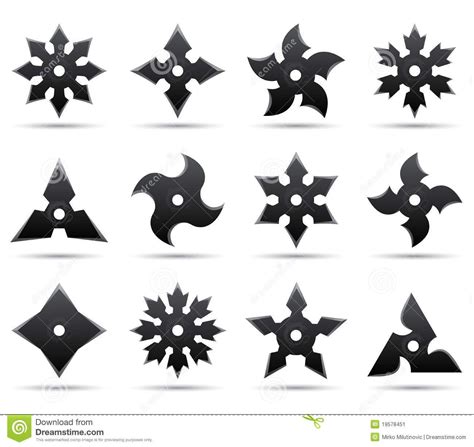 Ninja Stars Shuriken Ninja Art Ninja Star