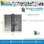 Bisagra De Libro Soldable X C Alta Resistencia Btu