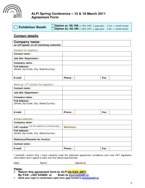 Fillable Online Exhibition Booth Fax Email Print Pdffiller