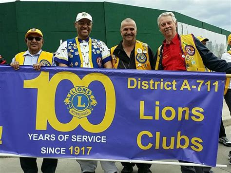 Lionsclubs Members From Lions District A 711 The Greater Toronto