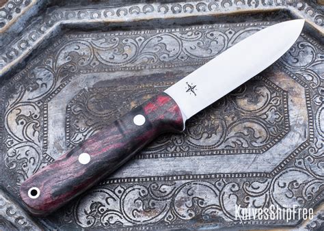 Bark River Knives: Mini Kephart - CPM 3V - Hellfire Maple Burl #1