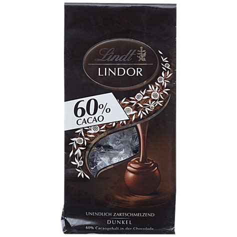 Buy Lindt Lindor 60 Cacao Super Fine And Luxury Chocolate Online At