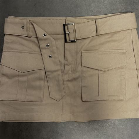 Nude Mini Cargo Skirt Size M Never Worn As Doesnt Depop