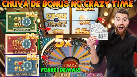 O CRAZY TIME APARECEU MUITOS BONUS E UM MULTIPLICADOR INCRIVEL E