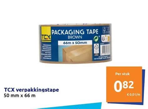 TCX Verpakkingstape Aanbieding Bij Action 1Folders Nl