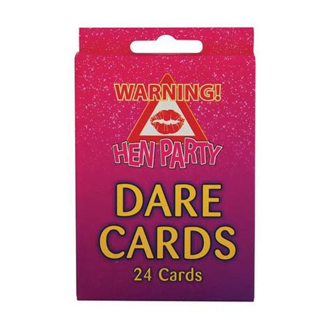 Dare Cards Hens Party Hens Party Games Condom Kingdom Australia