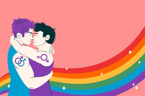 Free Vector Flat Background For Pride Month Celebration