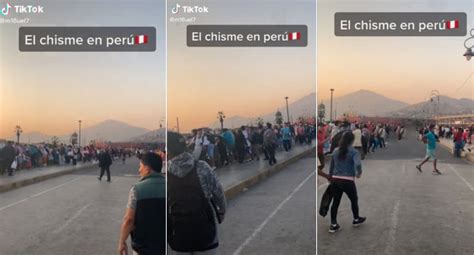 TikTok video viral Perú joven peruano capta peculiar escena en el