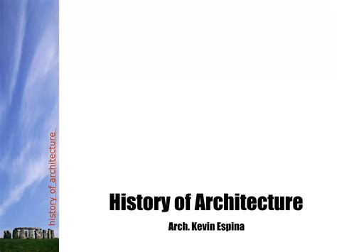 History of arch... | PPT