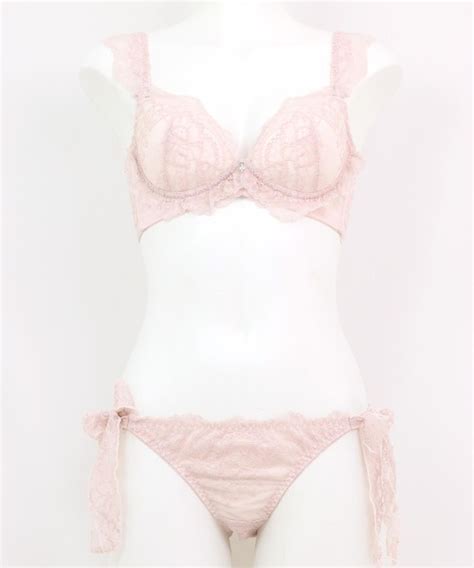 fran de lingerie 下着女性 上下セット フェミニンなノンワイヤーブラ しっかり盛れるノンワイヤースタイルアップシリーズ001ブラショーツセット レディース