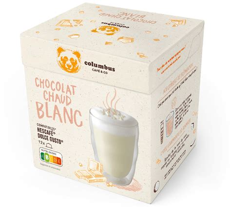 Capsule Dolce Gusto Chocolat Blanc Columbus X