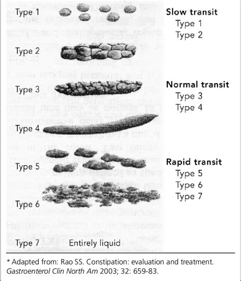 Bristol Stool Chart Download Scientific Diagram