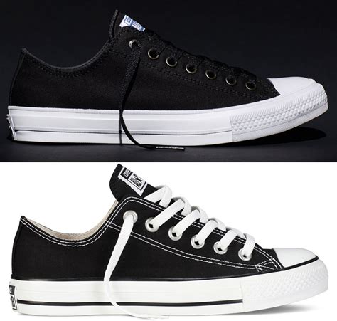 [photos] How The Converse Chuck Taylor All Star And Chuck Ii Compare