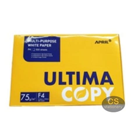 Jual Kertas Hvs F4 75gr Ultima Copy Paper Shopee Indonesia