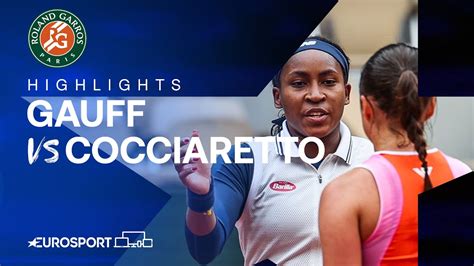 Coco Gauff Vs Elisabetta Cocciaretto Round Extended French Open