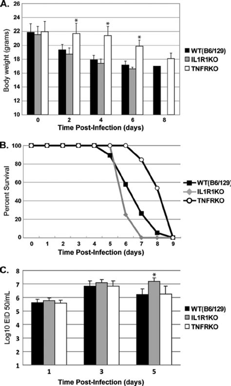 Characterization Of Mortality Weight Loss And Lung Viral Titers In