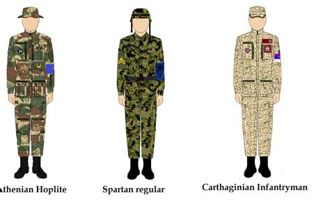 Athenian and Spartan and Carthaginian Uniforms. by LordOguzHan on ...