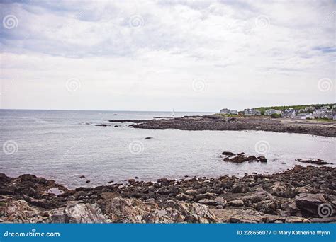 Oarweed Cove On Marginal Way Path Along The Rocky Coast Of Maine In