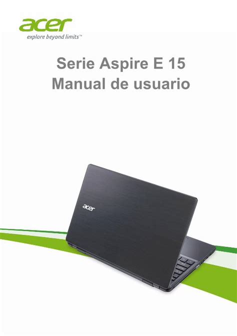 Pdf Serie Aspire E Manual De Usuario Produktinfo Conrad