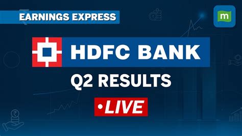 Live HDFC Bank Q2 Earnings Net Profit Rises 50 To Rs 15 976 Crore