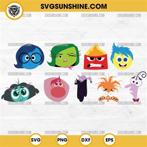 Inside Out Svg Bundle Inside Out Svg Png Files Inside Out Svg