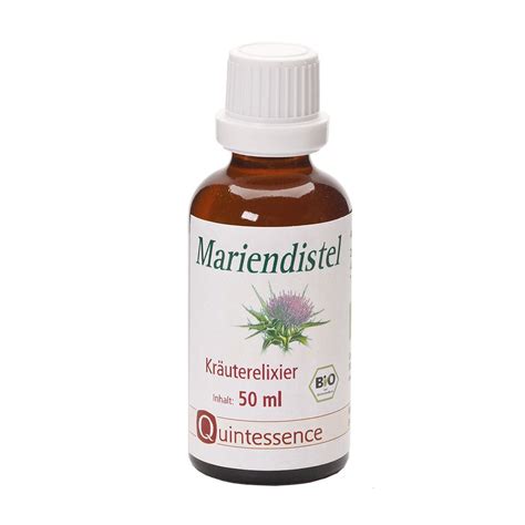 Mariendistel Kräuterelixier in Bioqualität von Quintessence 50 ml